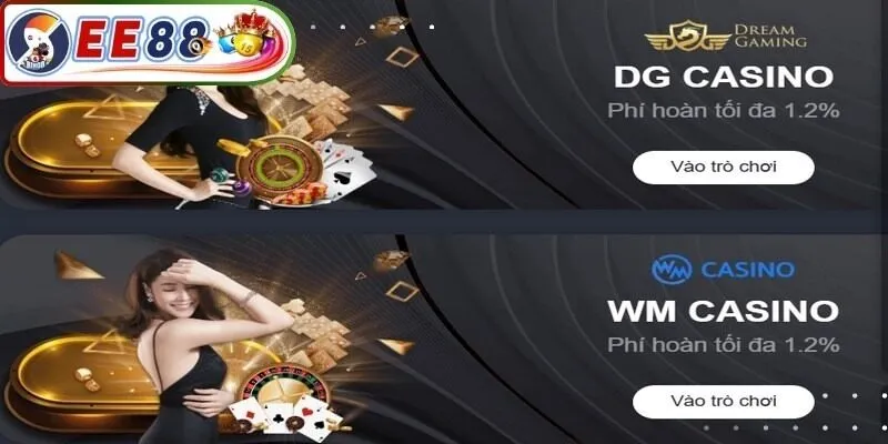 Tận hưởng không gian sòng bài trực tuyến đỉnh cao cùng DG casino